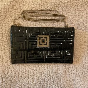Trina Turk Black Patent Leather Bag